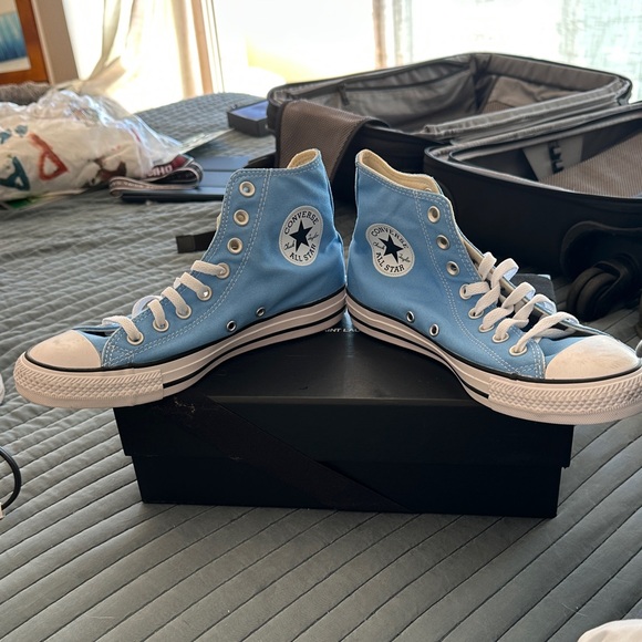 Converse Sky Blue All Star High-Tops - Picture 1 of 2